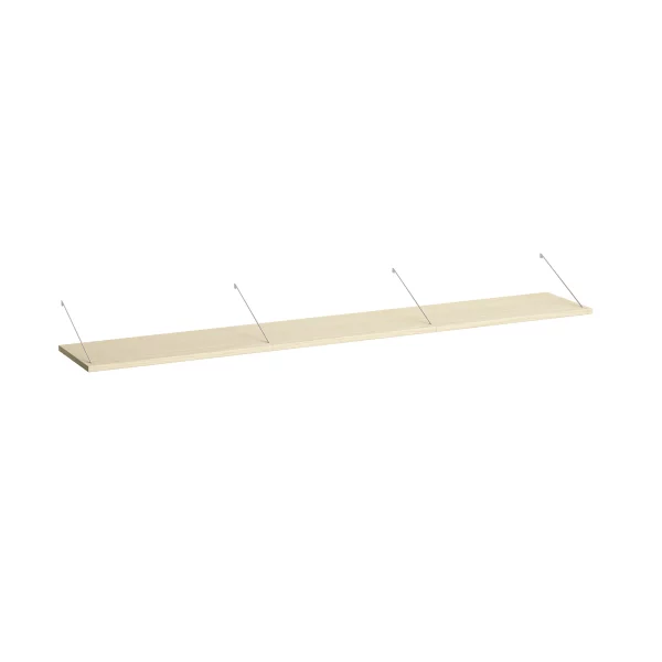 Brace shelf Ash 1800 mm white brackets