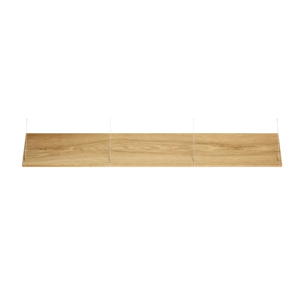 Brace shelf Oak 1800 mm white brackets