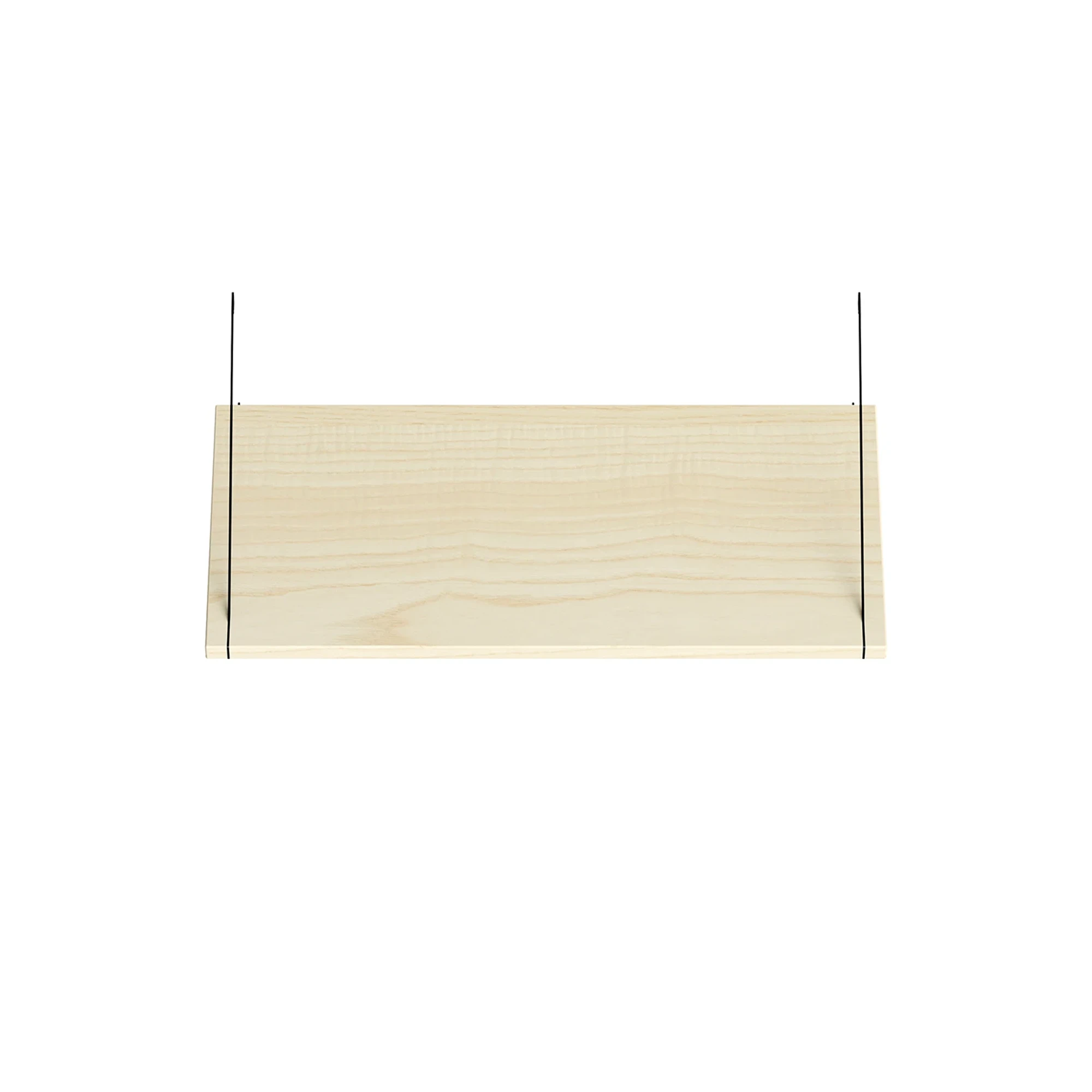 Brace shelf Diamond Ash 600 mm black brackets